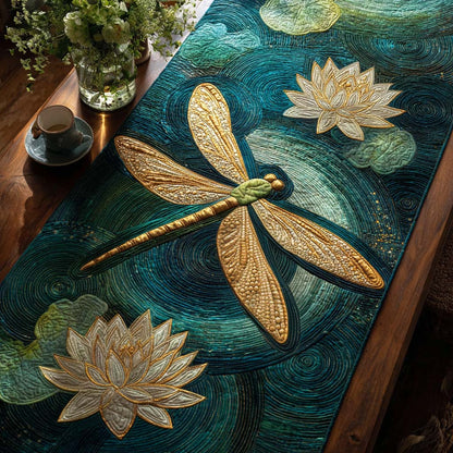 Floral Drift Quilted Table Runner NCU0NNT2566