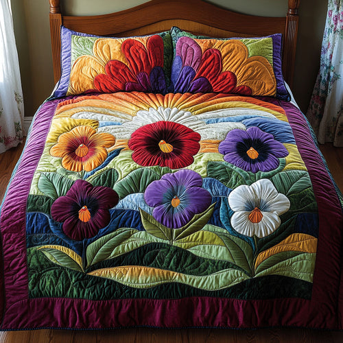 Floral Elegance Duvet Cover Set NCU0PTT355