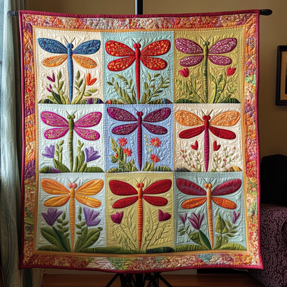 Floral Flight Quilted Blanket NCU0NVH219