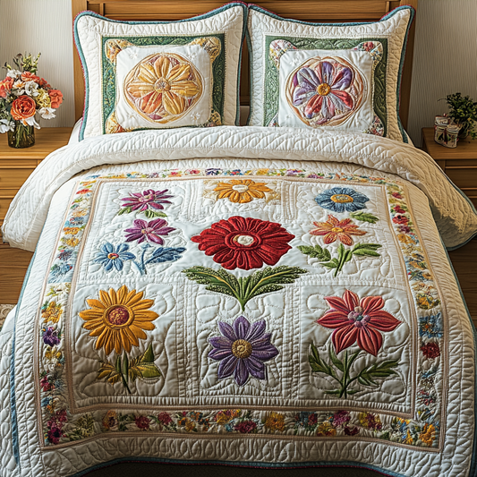 Floral Harmony Duvet Cover Set NCU0PVL182