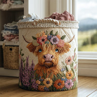 Floral Highland Quilted Laundry Basket NCU0PVL440