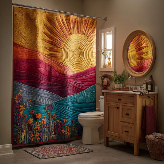 Floral Horizon Shower Curtain NCU0DV2026