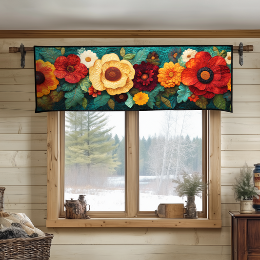 Floral Joy Quilted Valance NCU0DDK824