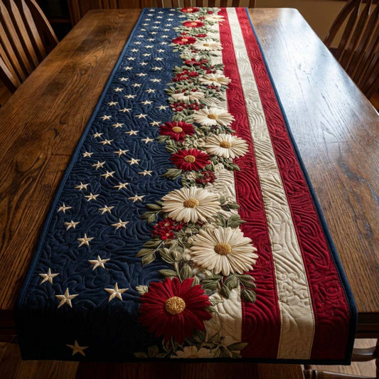 Floral Liberty Quilted Table Runner NCU0HNH936