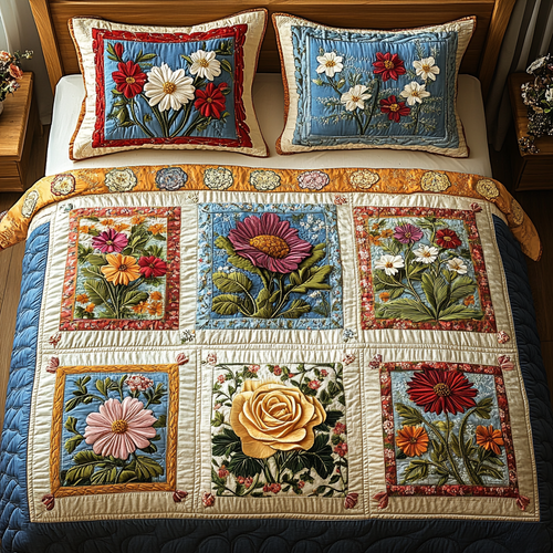 Floral Love Duvet Cover Set NCU0PVL186