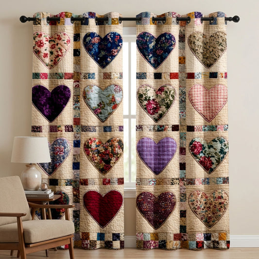 Floral Love Quilted Curtains NCU0DDK2556