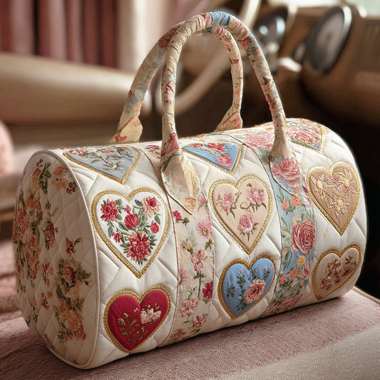Floral Love Quilted Duffle Bag NCU0NTD1454