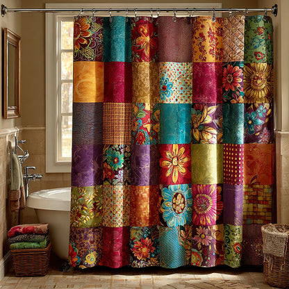 Floral Patch Shower Curtain NCU0NTD1405