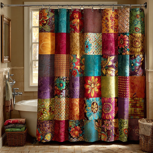 Floral Patch Shower Curtain NCU0NTD1405
