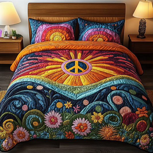 Floral Radiance Duvet Cover Set NCU0PVL158