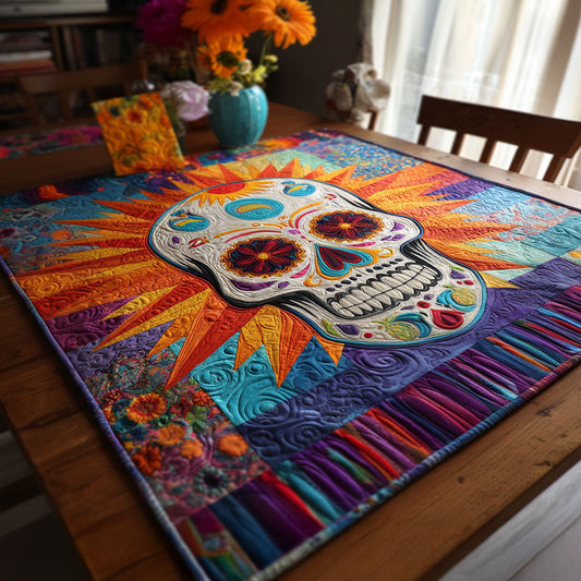 Floral Remains Quilted Table Topper NCU0PTT994
