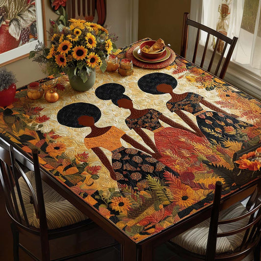 Floral Sisters Quilted Table Topper NCU0NNT1799