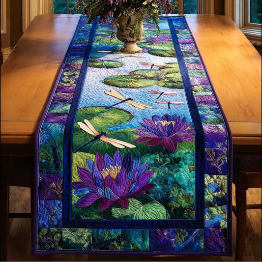 Floral Wings Quilted Table Runner NCU0NNT2567