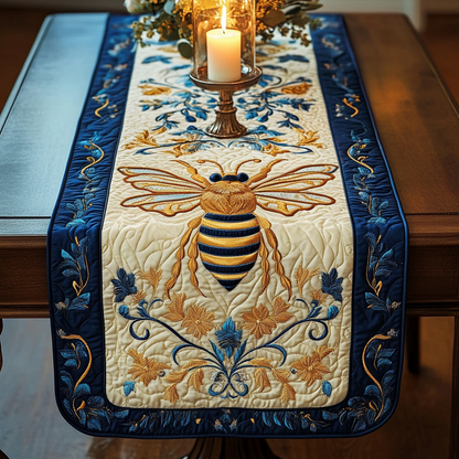 Floral Wings Quilted Table Runner NCU0NVH498