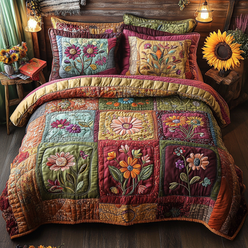 Flower Garden Duvet Cover Set NCU0PVL179