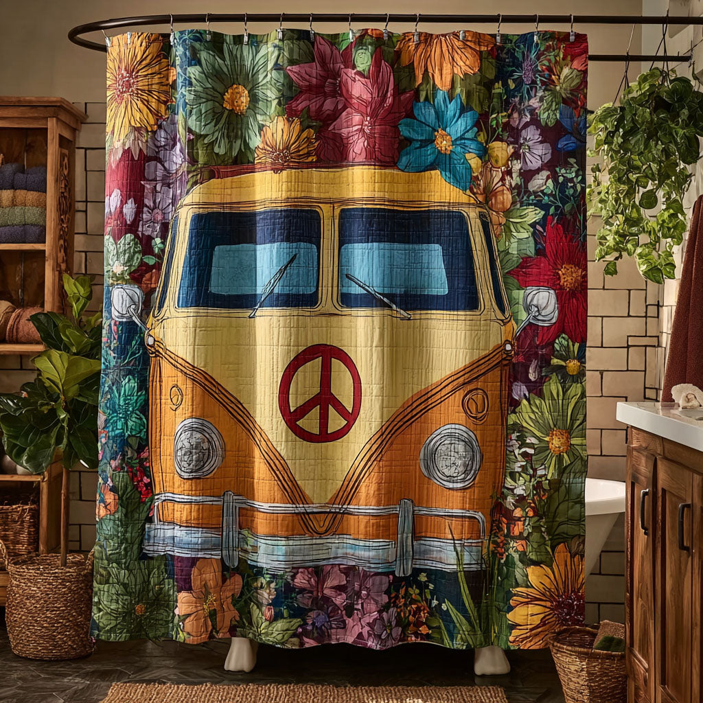 Flower Power Shower Curtain NCU0NNT2909