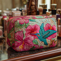 Flowers Delight Quilted Makeup Bag NCU0NNT2177