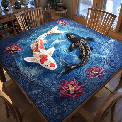 Flowing Serenity Quilted Table Topper NCU0NXD437