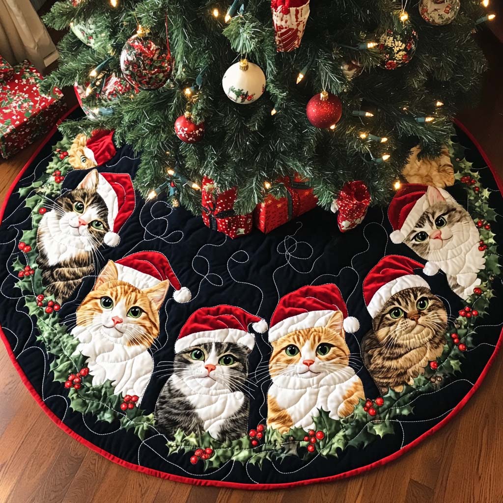 Fluffy Christmas Christmas Quilted Tree Skirt NCU0NNT2222