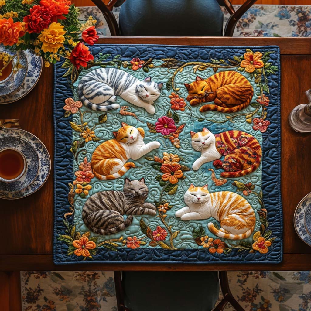 Fluffy Dreams Quilted Table Topper NCU0NNT1112