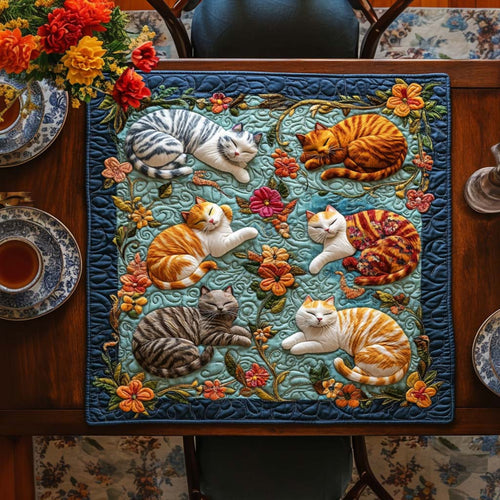 Fluffy Dreams Quilted Table Topper NCU0NNT1112