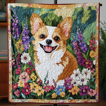 Fluffy Garden Quilted Blanket NCU0NVH784