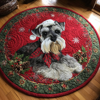 Fluffy Soul Quilted Round Mat NCU0DV1215