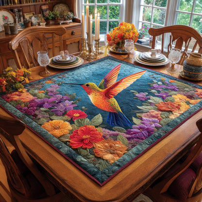 Flutter Bloom Quilted Table Topper NCU0DV901