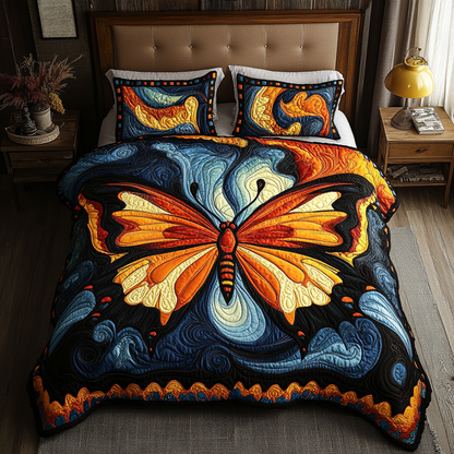 Flutter Grace 3-Piece Quilted Bedding Set NCU0DDK200