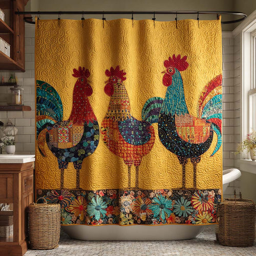 Folk Farm Morning Shower Curtain NCU0NNT2960