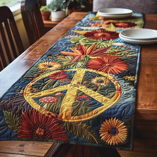 Woodland Peace Quilted Table Runner NCU0DQQ0170