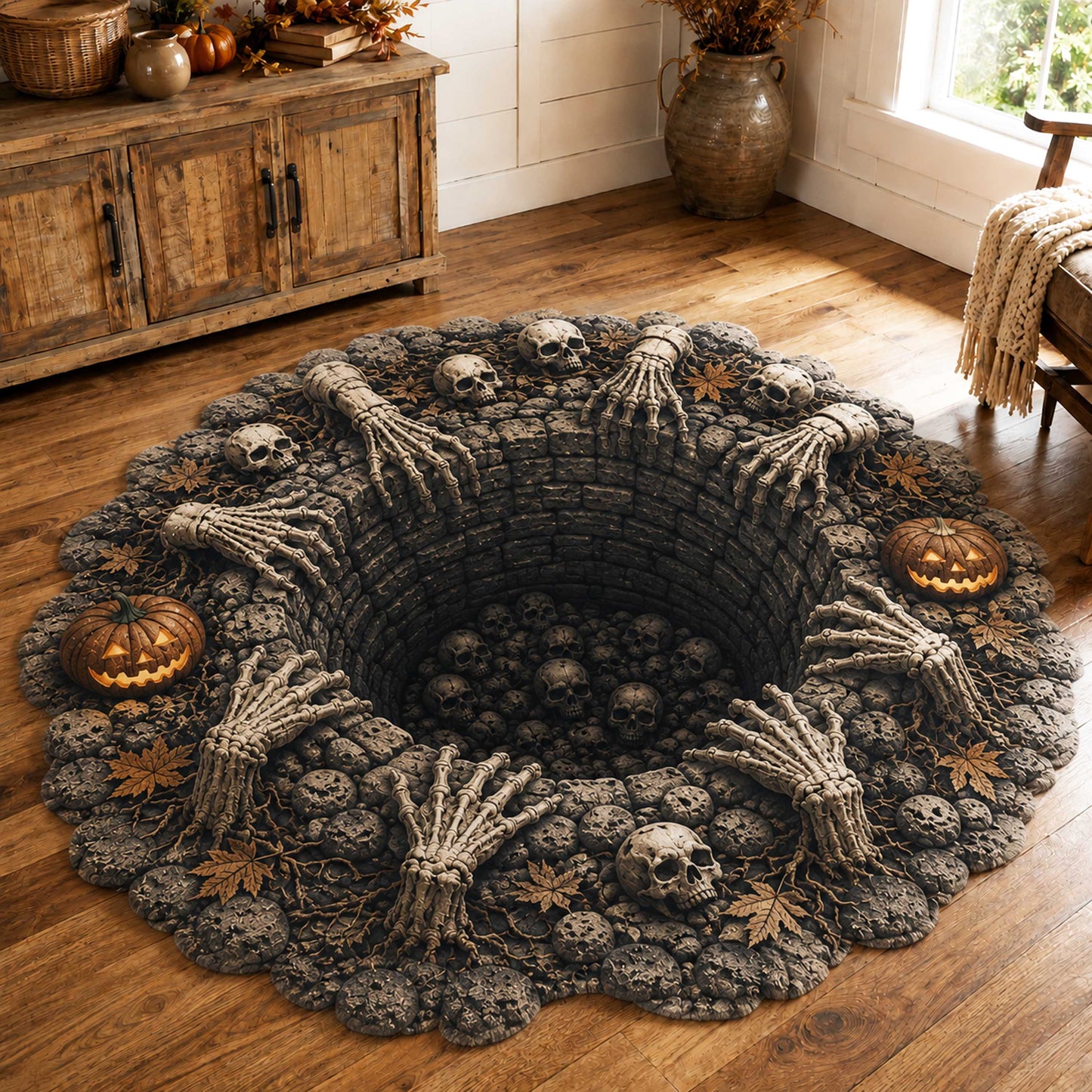 Forbidden Passage Custom Shape Area Rug NCU0NTD2191