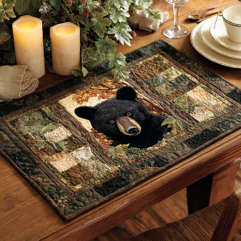Forest Sentinel Quilted Placemat NCU0DV1033
