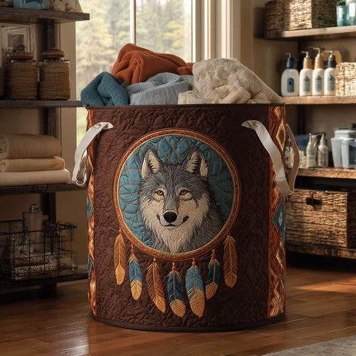 Forest Alpha Quilted Laundry Basket NCU0NTV517