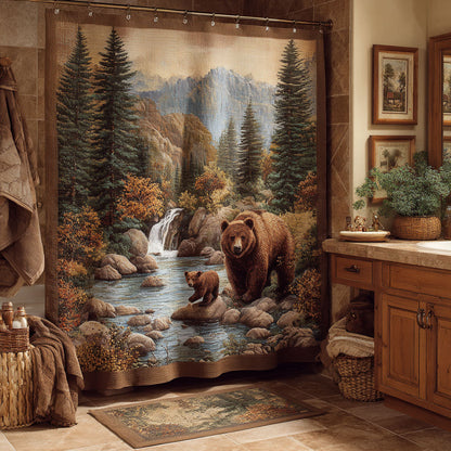 Forest Bears Shower Curtain NCU0DDK2450