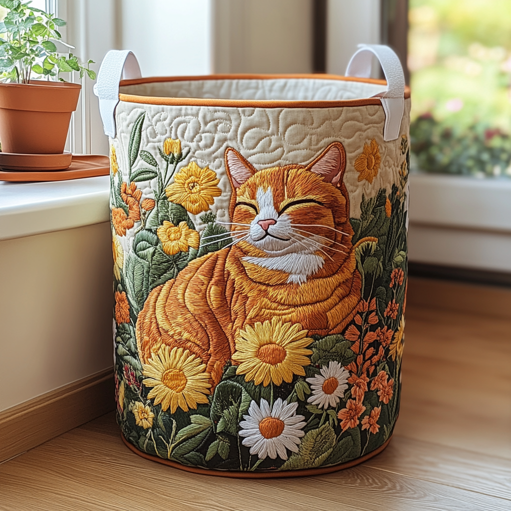 Queen Essence Quilted Laundry Basket