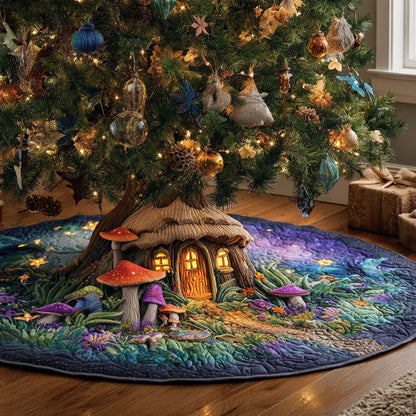 Forest Dream Path Christmas Quilted Tree Skirt NCU0PTT2243