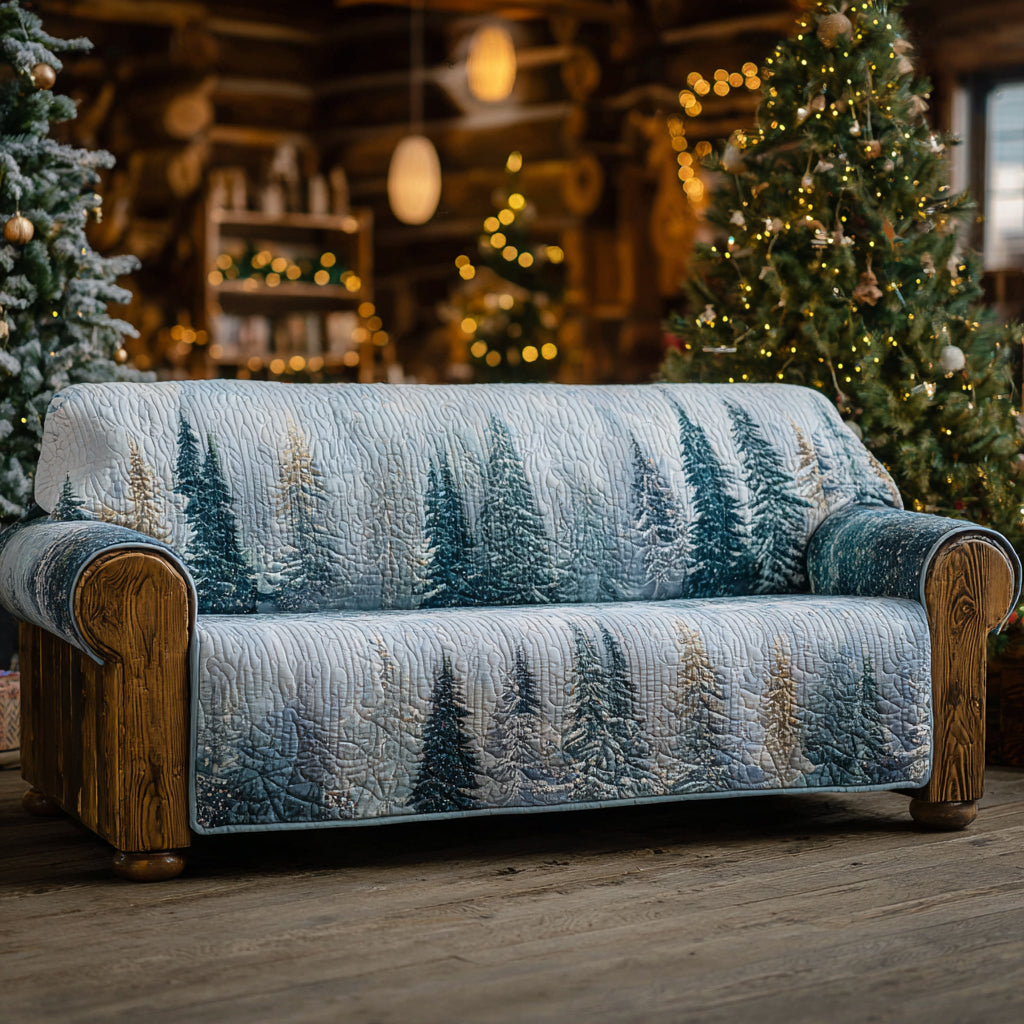 Forest Dream Quilted Sofa Cover NCU0DV1441