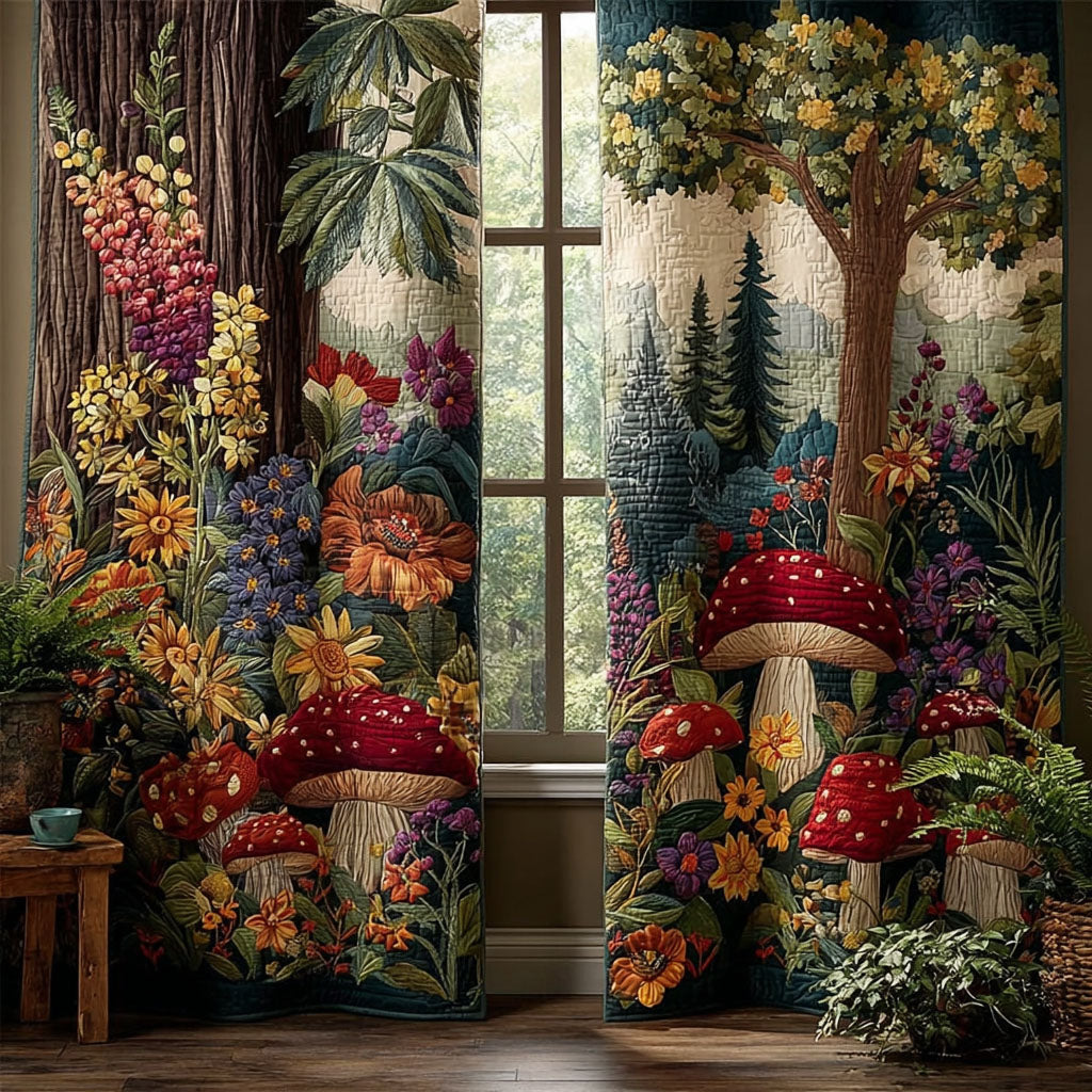 Forest Dreamscape Quilted Curtains NCU0PTT2224