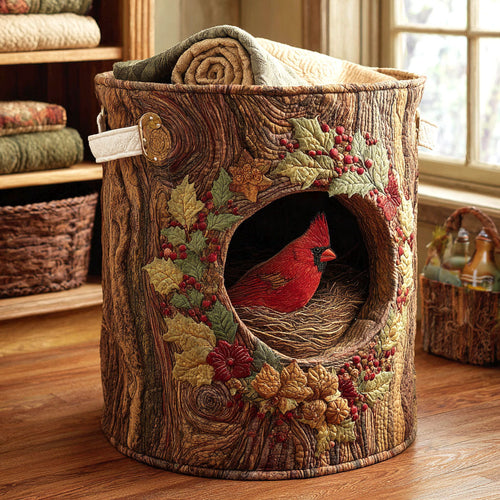 Forest Embrace Quilted Laundry Basket NCU0NTV668