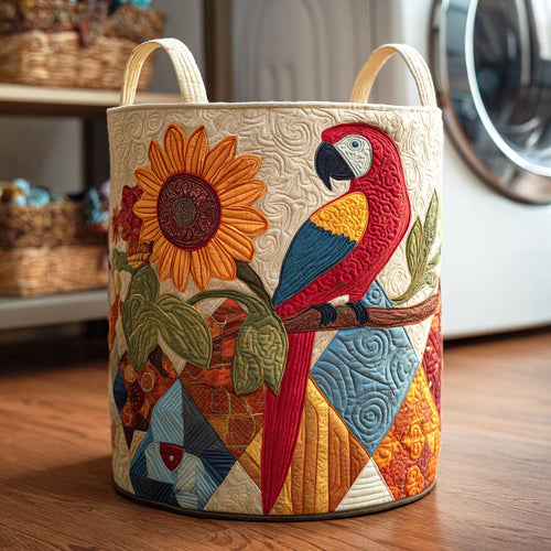 Forest Flight Quilted Laundry Basket NCU0NTD214