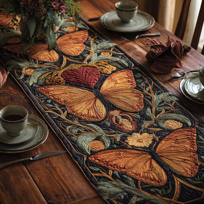 Forest Flutter Quilted Table Runner NCU0DQQ0349
