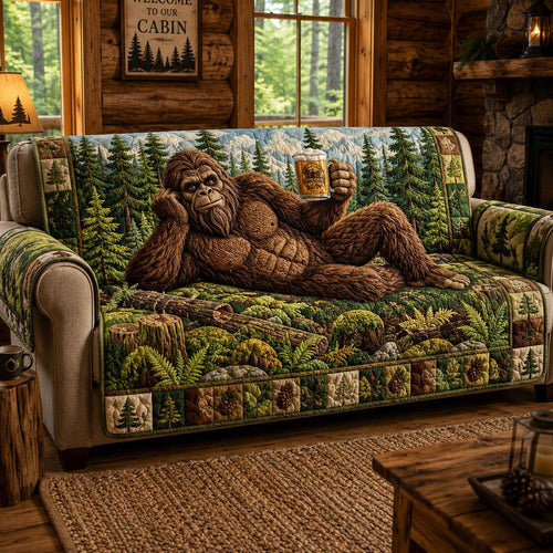 Forest Freeloader Quilted Sofa Cover NCU0DV2212