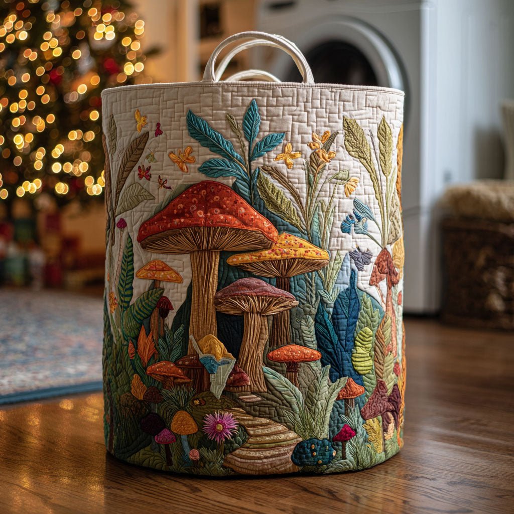 Forest Glow Quilted Laundry Basket NCU0PTT2320