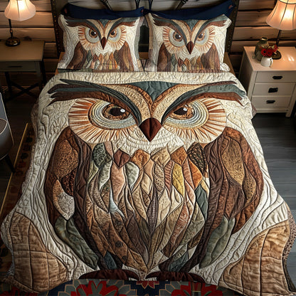 Forest Guardian 3-Piece Quilted Bedding Set NCU0VL780