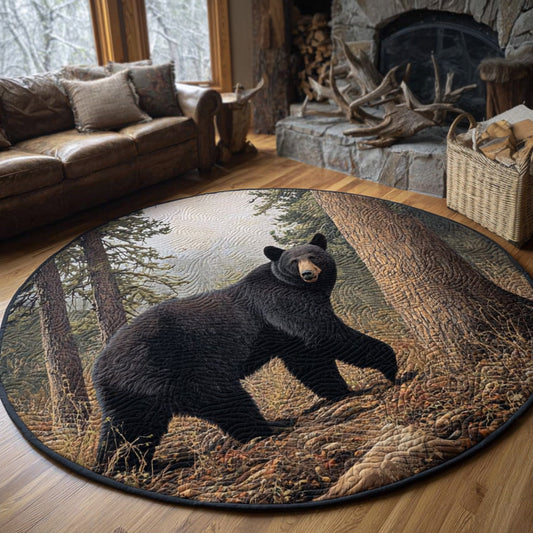 Forest Guardian Quilted Round Mat NCU0DV1038