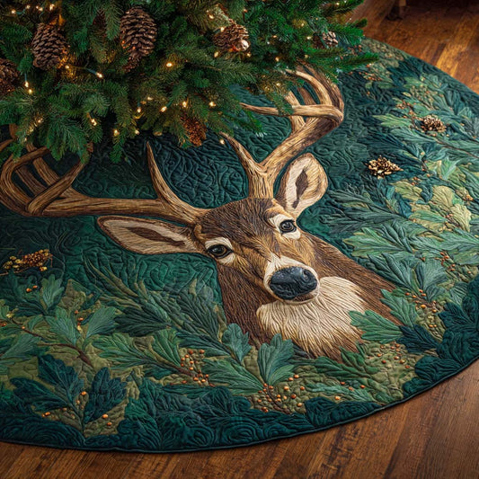 Forest Guardian Quilted Tree Skirt NCU0NXD1007