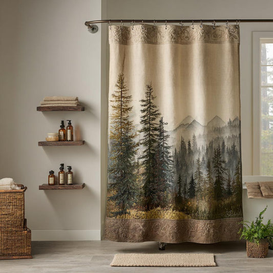 Forest Harmony Shower Curtain NCU0DV1888
