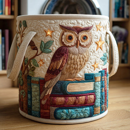 Forest Library Glow Quilted Laundry Basket NCU0NTD1066