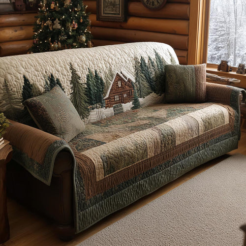 Forest Lodge Quilted Sofa Cover NCU0DV1865